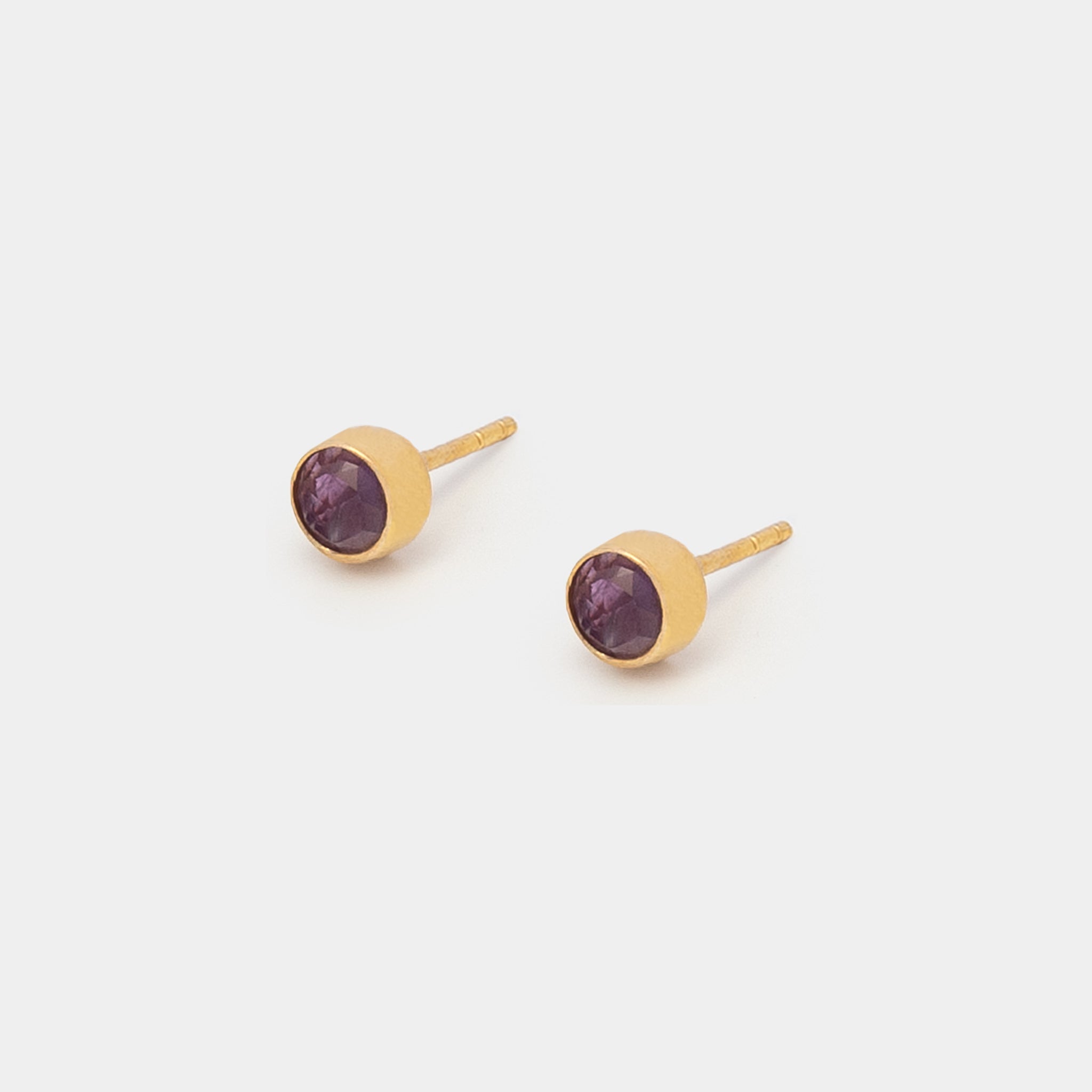 Ohrstecker Christin Amethyst - Fleurs des Prés Jewelry