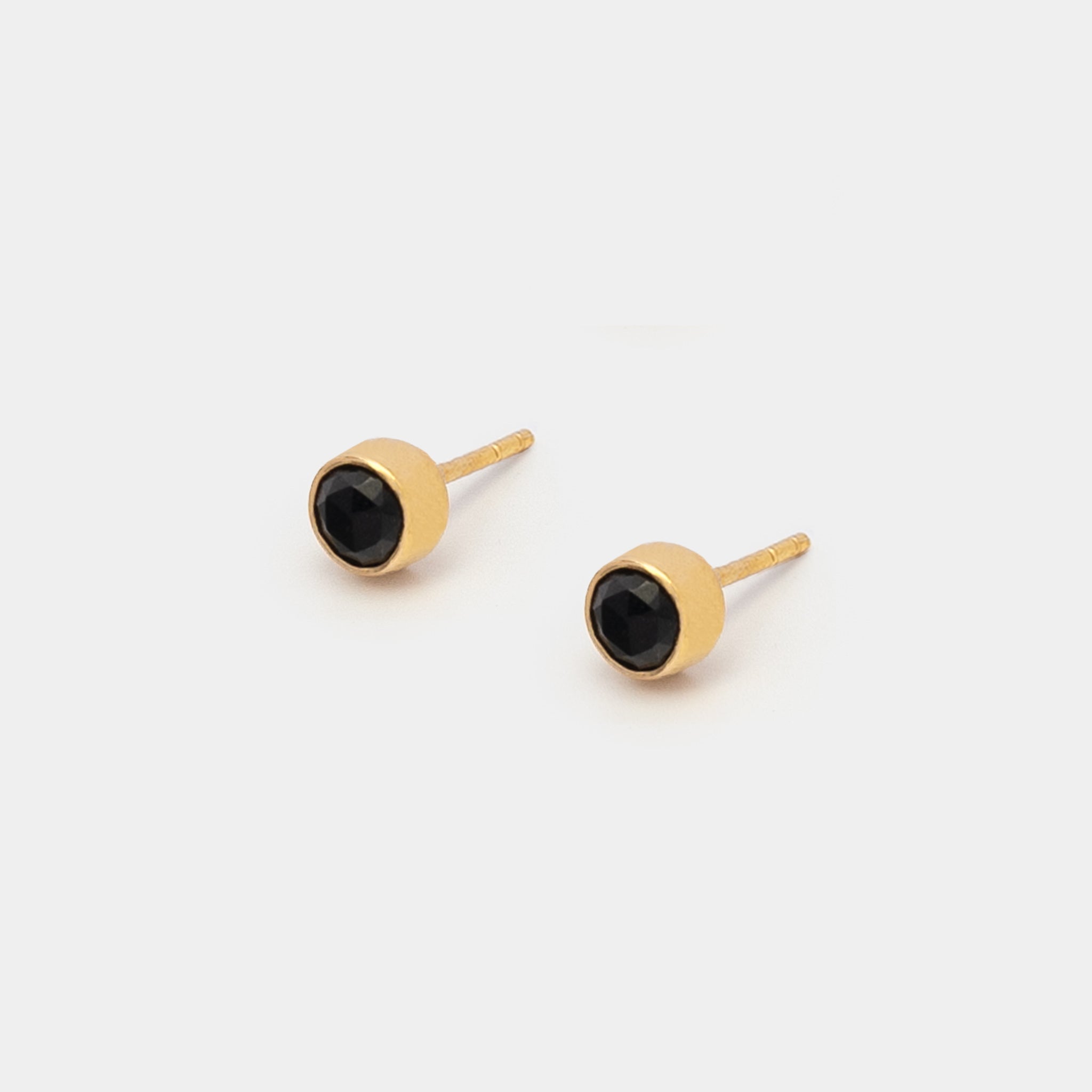 Ohrstecker Christin Black Onyx - Fleurs des Prés Jewelry