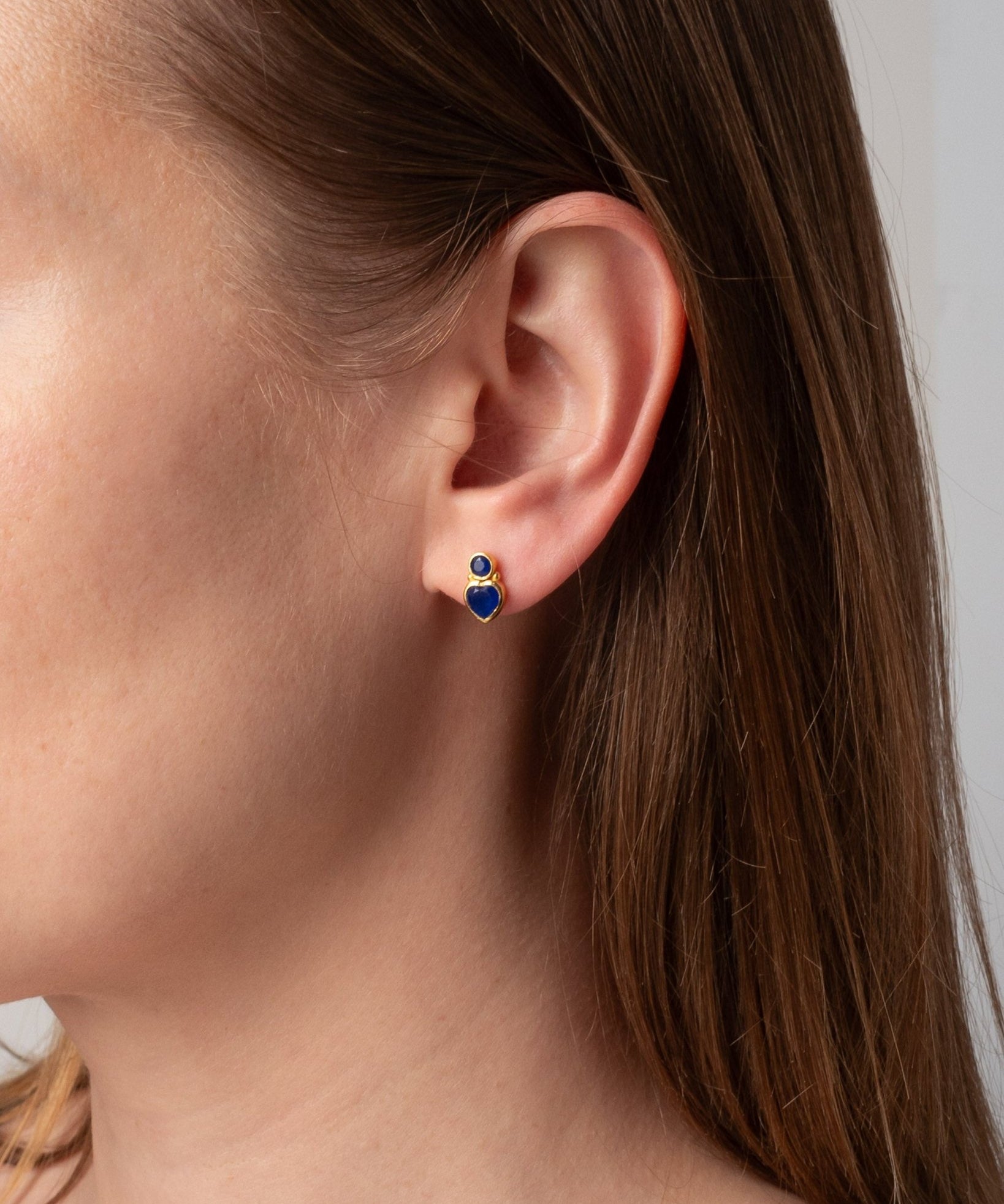 Ohrstecker Romy Lapislazuli - Fleurs des Prés Jewelry