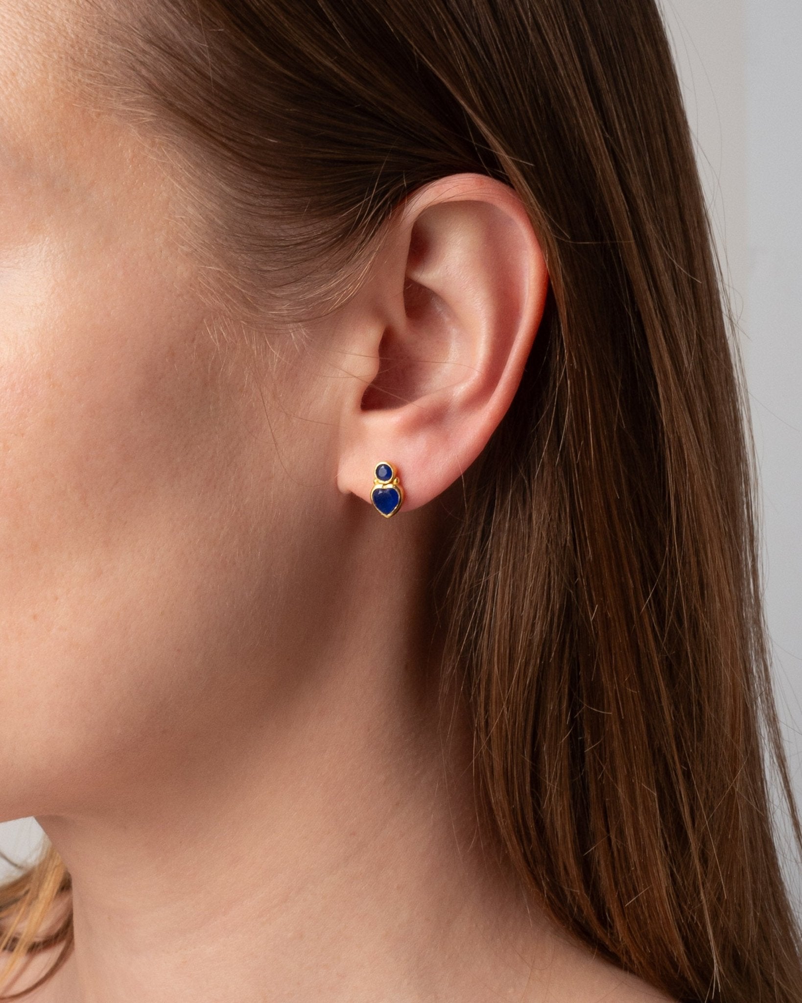 Ohrstecker Romy Lapislazuli - Fleurs des Prés Jewelry