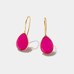 Ohrringe Lisette Pink Onyx - Fleurs des Prés